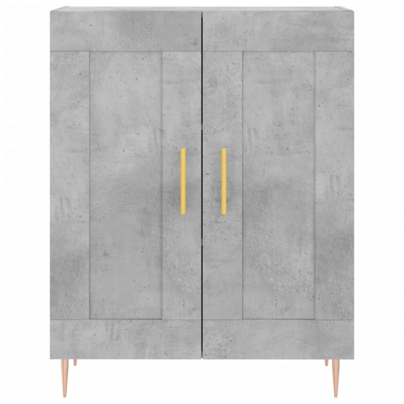 Sideboard Betongrau 69,5x34x90 cm Holzwerkstoff