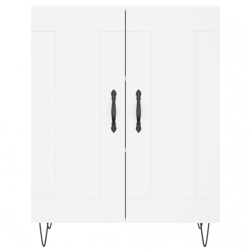 Sideboard Weiß 69,5x34x90 cm Holzwerkstoff