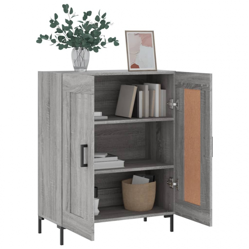 Sideboard Grau Sonoma 69,5x34x90 cm Holzwerkstoff