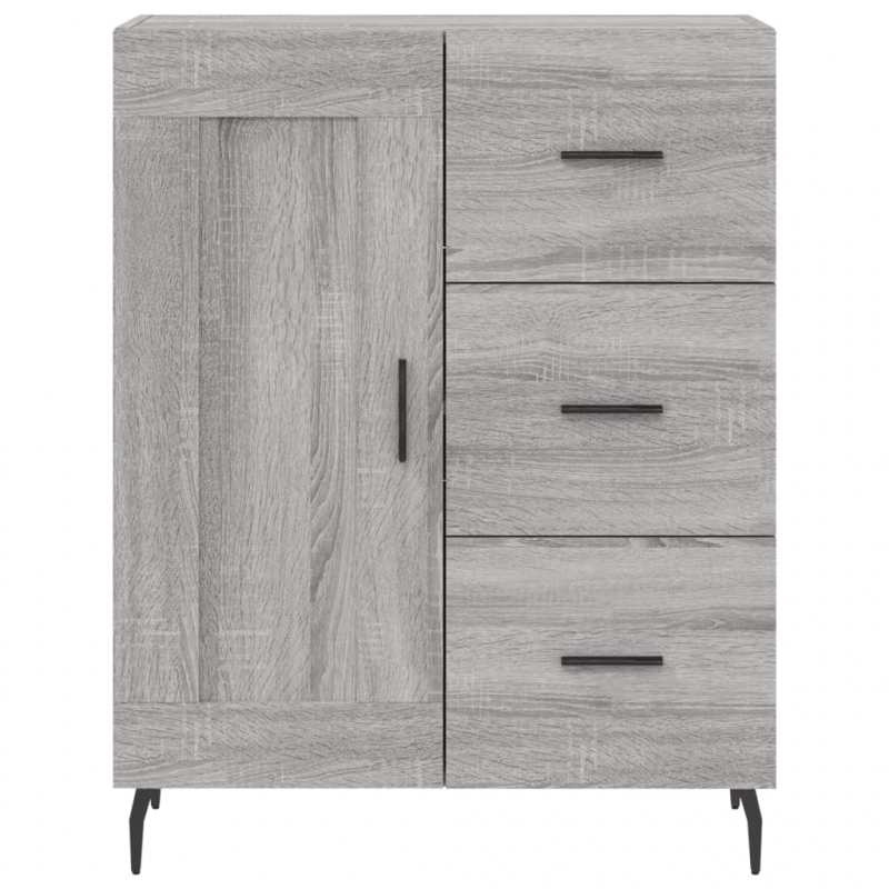 Sideboard Grau Sonoma 69,5x34x90 cm Holzwerkstoff