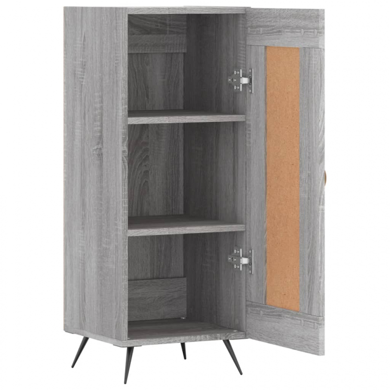 Sideboard Grau Sonoma 34,5x34x90 cm Holzwerkstoff