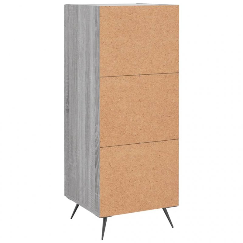 Sideboard Grau Sonoma 34,5x34x90 cm Holzwerkstoff