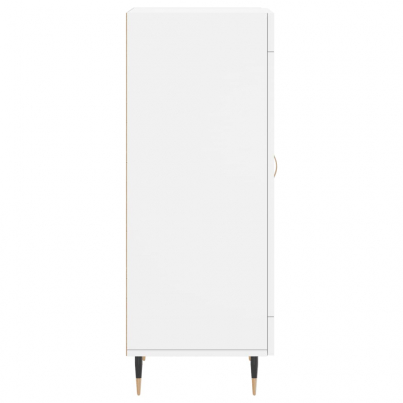 Sideboard Weiß 34,5x34x90 cm Holzwerkstoff