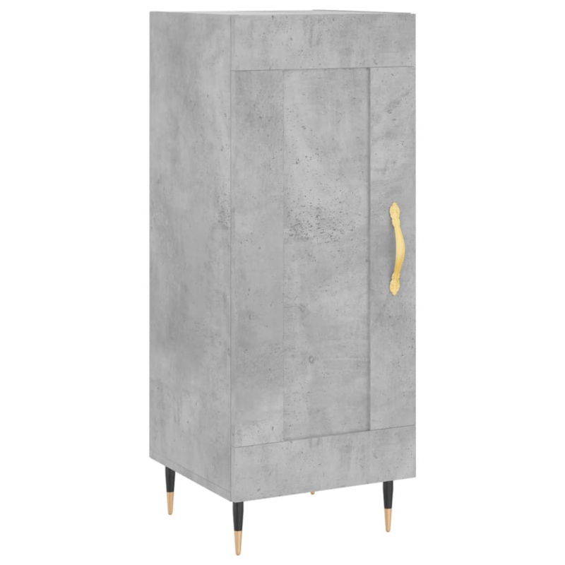 Sideboard Betongrau 34,5x34x90 cm Holzwerkstoff