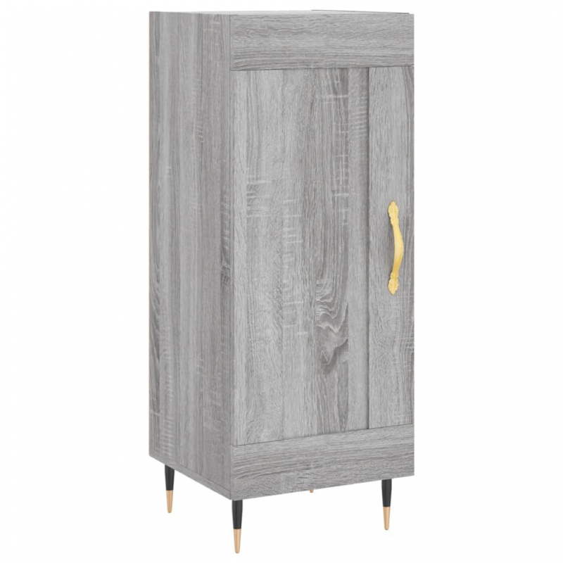 Sideboard Grau Sonoma 34,5x34x90 cm Holzwerkstoff