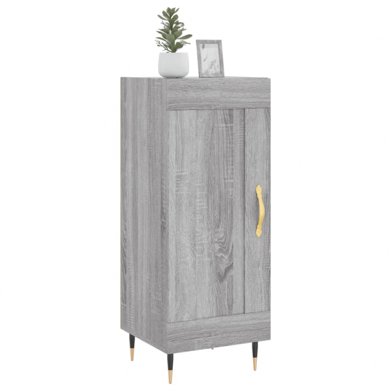 Sideboard Grau Sonoma 34,5x34x90 cm Holzwerkstoff