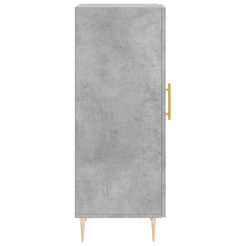 Sideboard Betongrau 34,5x34x90 cm Holzwerkstoff