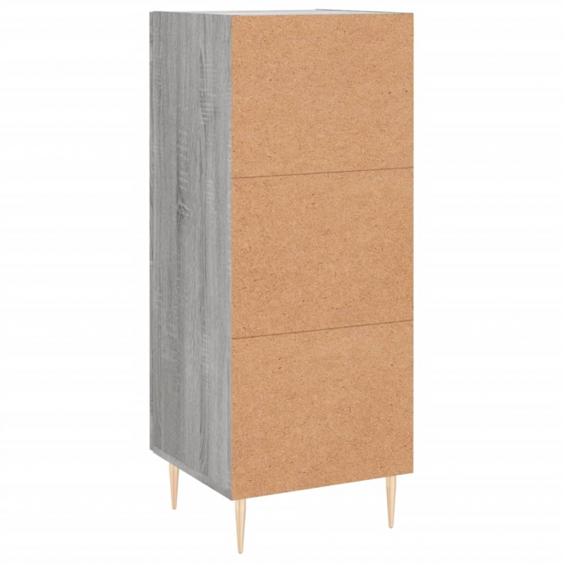 Sideboard Grau Sonoma 34,5x34x90 cm Holzwerkstoff