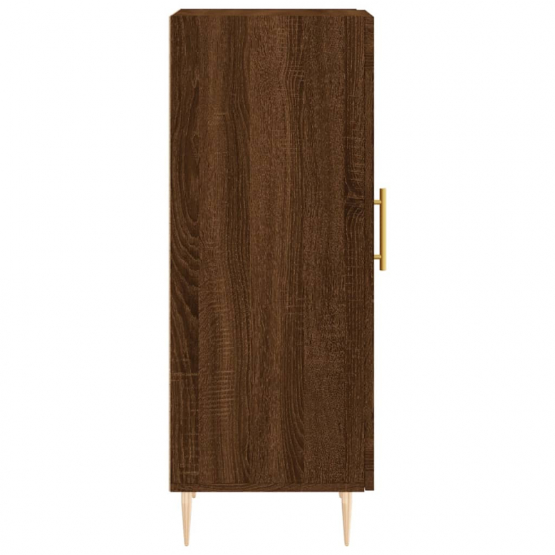 Sideboard Braun Eichen-Optik 34,5x34x90 cm Holzwerkstoff