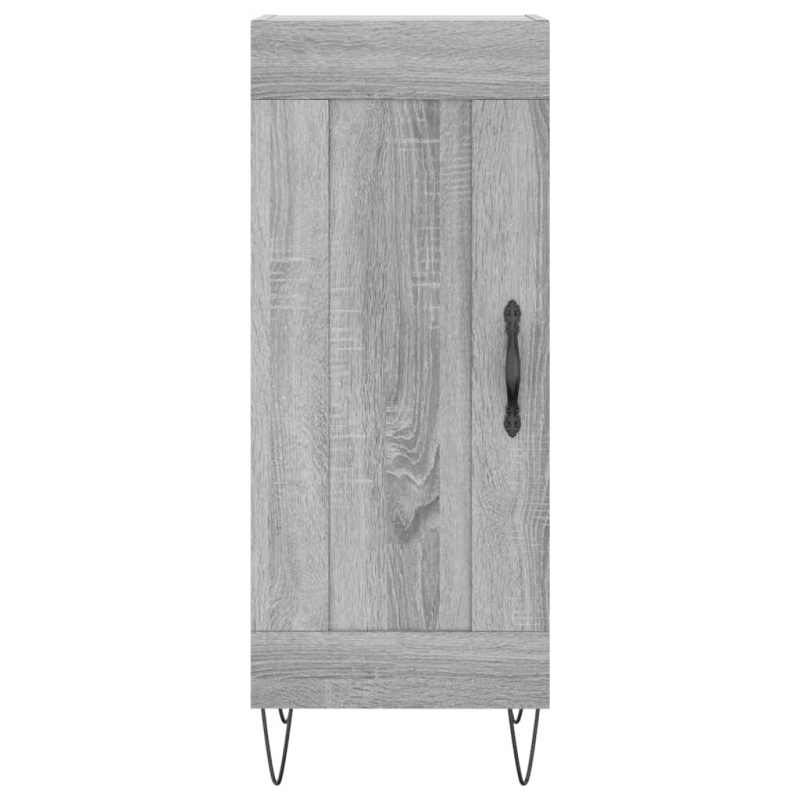 Sideboard Grau Sonoma 34,5x34x90 cm Holzwerkstoff