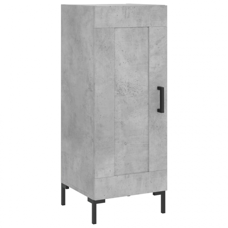 Sideboard Betongrau 34,5x34x90 cm Holzwerkstoff