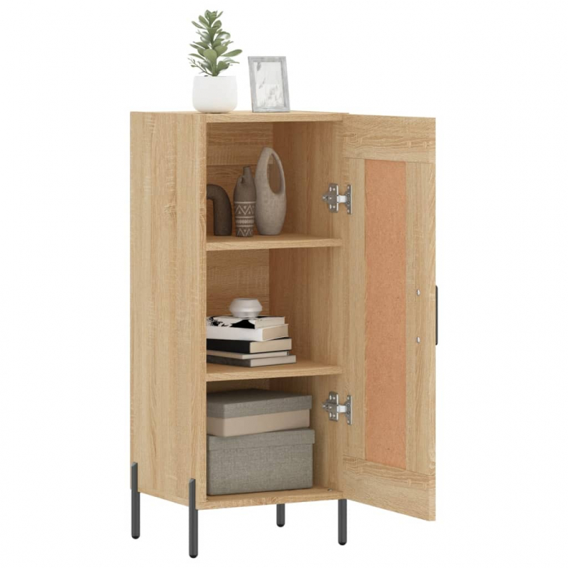 Sideboard Sonoma-Eiche 34,5x34x90 cm Holzwerkstoff