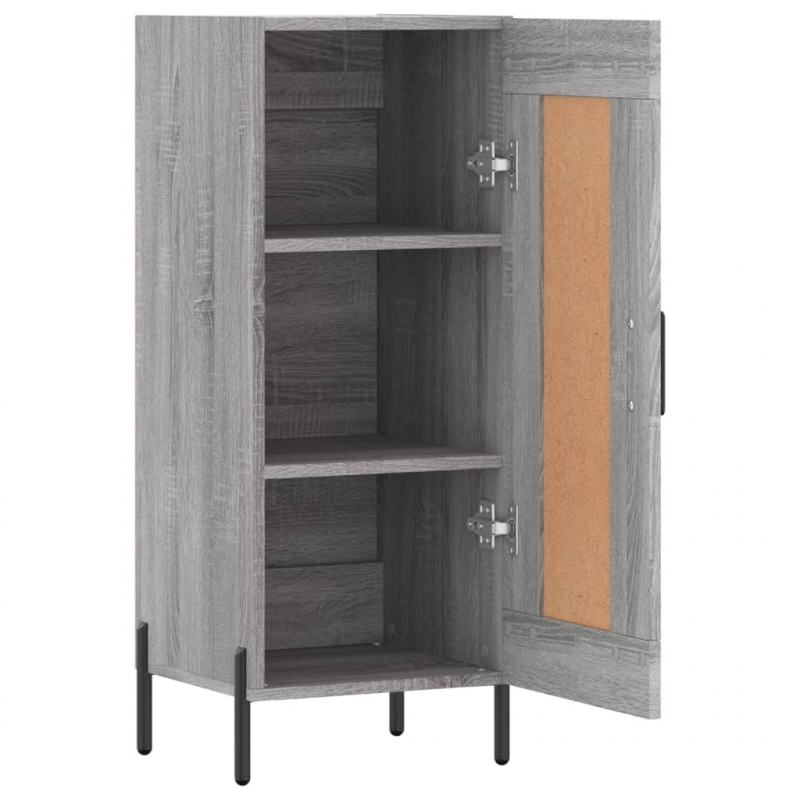 Sideboard Grau Sonoma 34,5x34x90 cm Holzwerkstoff