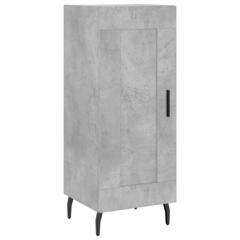 Sideboard Betongrau 34,5x34x90 cm Holzwerkstoff