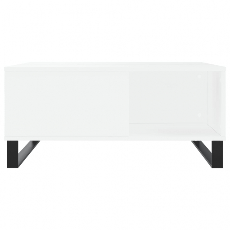 Couchtisch Weiß 80x80x36,5 cm Holzwerkstoff
