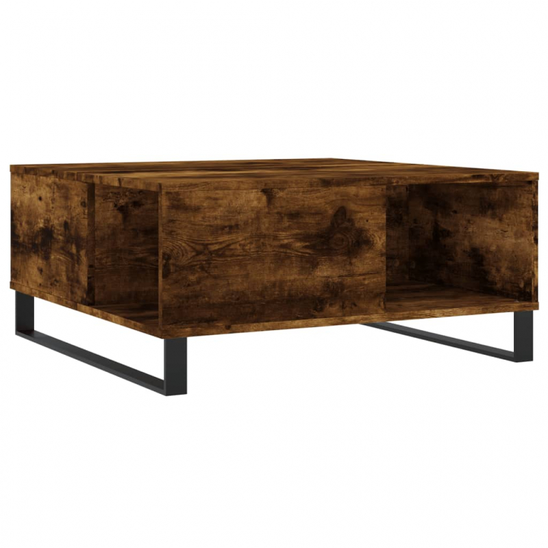 Couchtisch Räuchereiche 80x80x36,5 cm Holzwerkstoff