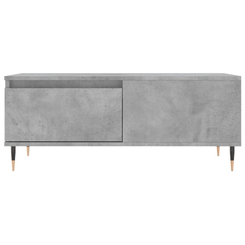 Couchtisch Betongrau 90x50x36,5 cm Holzwerkstoff