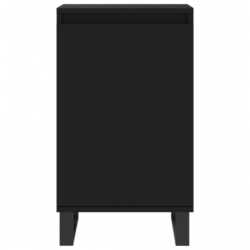 Sideboards 2 Stk. Schwarz 40x35x70 cm Holzwerkstoff