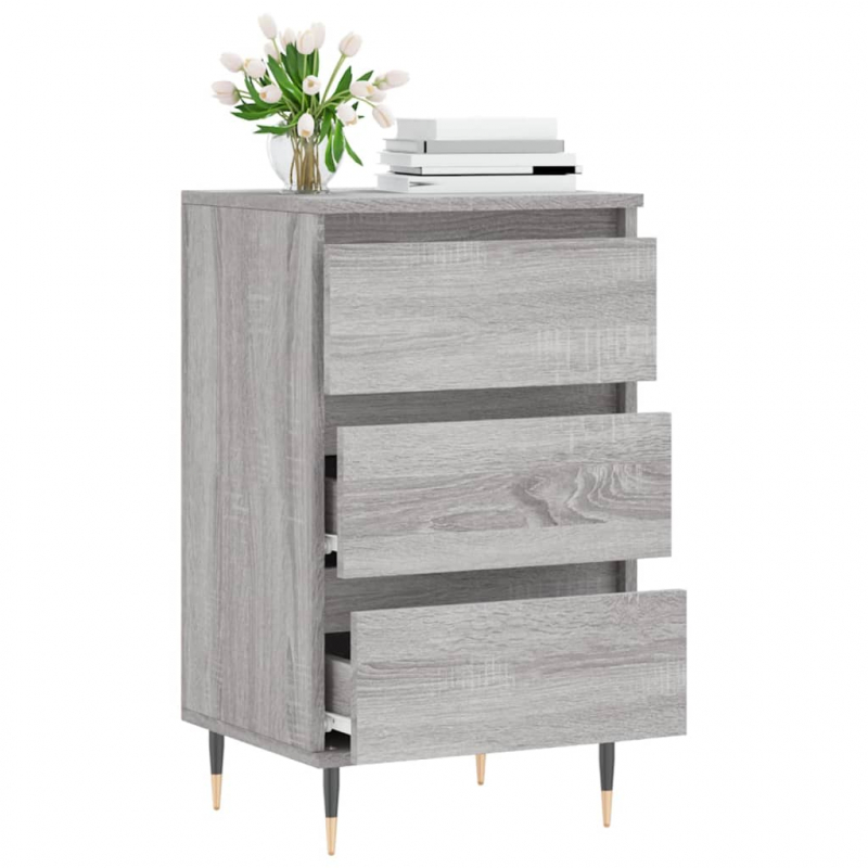 Sideboard Grau Sonoma 40x35x70 cm Holzwerkstoff