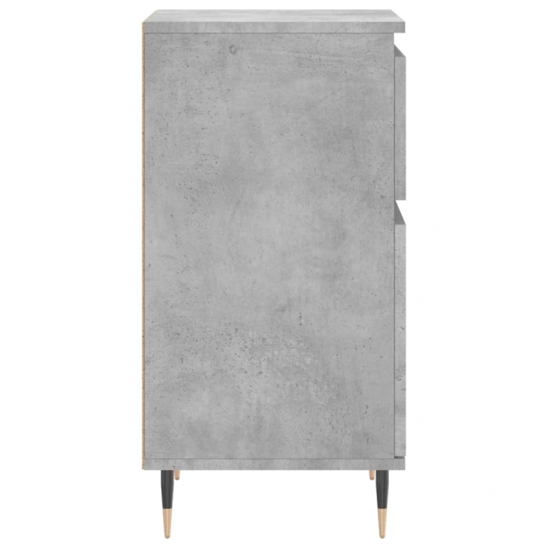Sideboards 2 Stk. Betongrau 40x35x70 cm Holzwerkstoff