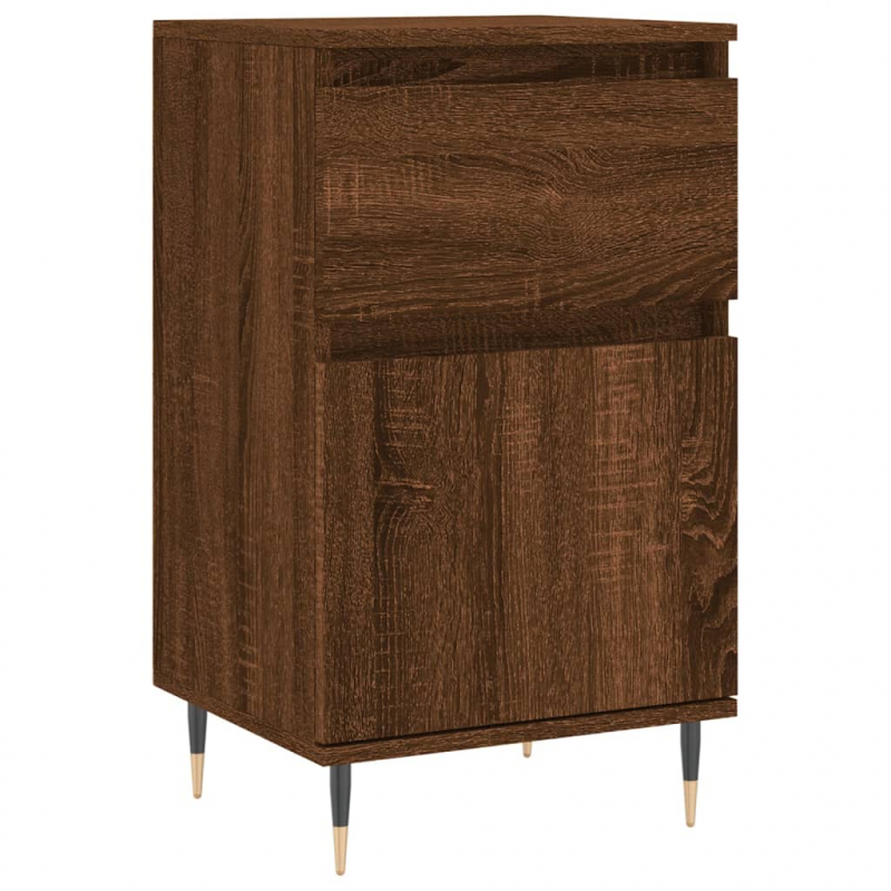 Sideboard Braun Eichen-Optik 40x35x70 cm Holzwerkstoff