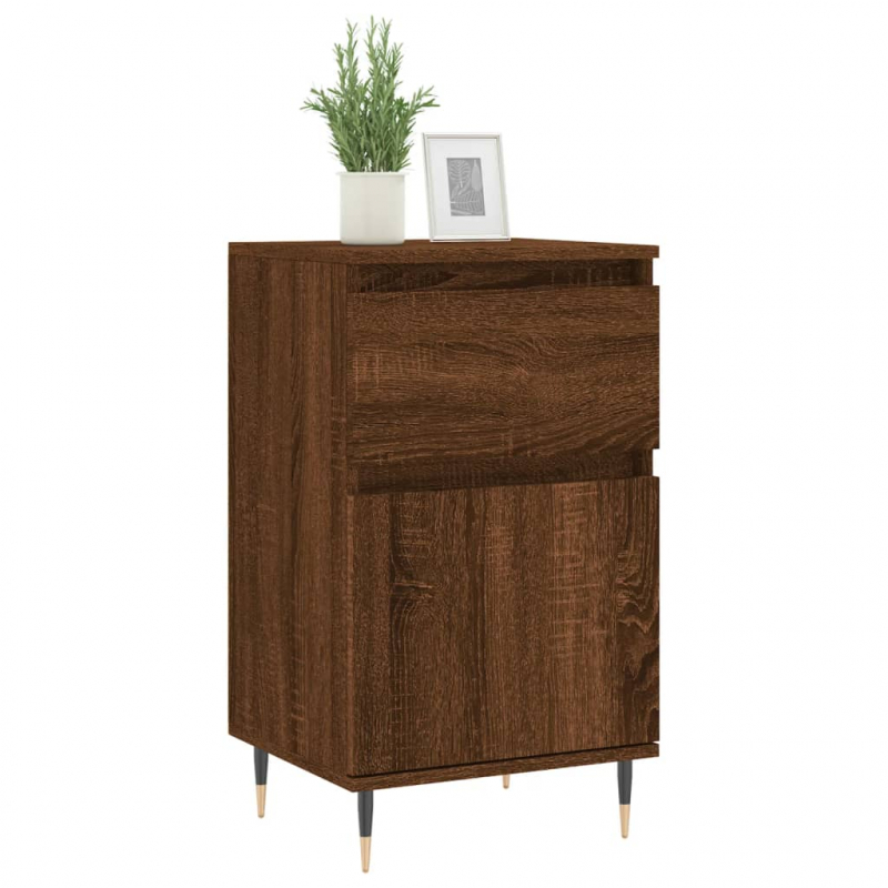 Sideboard Braun Eichen-Optik 40x35x70 cm Holzwerkstoff