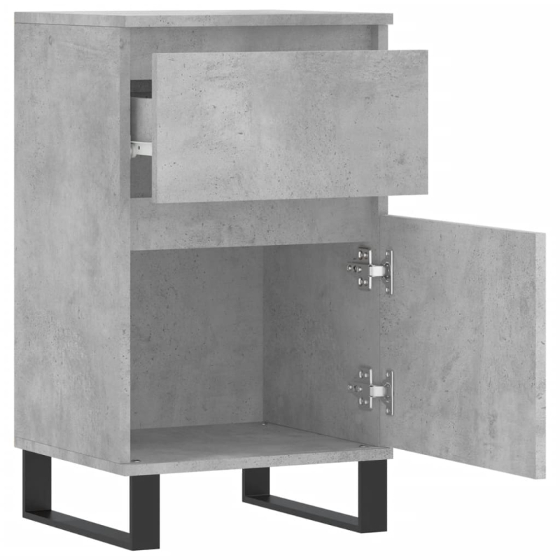 Sideboard Betongrau 40x35x70 cm Holzwerkstoff