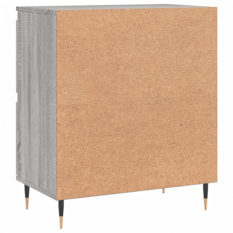 Sideboard Grau Sonoma 60x35x70 cm Holzwerkstoff