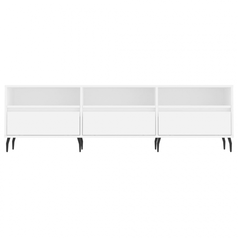 TV-Schrank Weiß 150x30x44,5 cm Holzwerkstoff