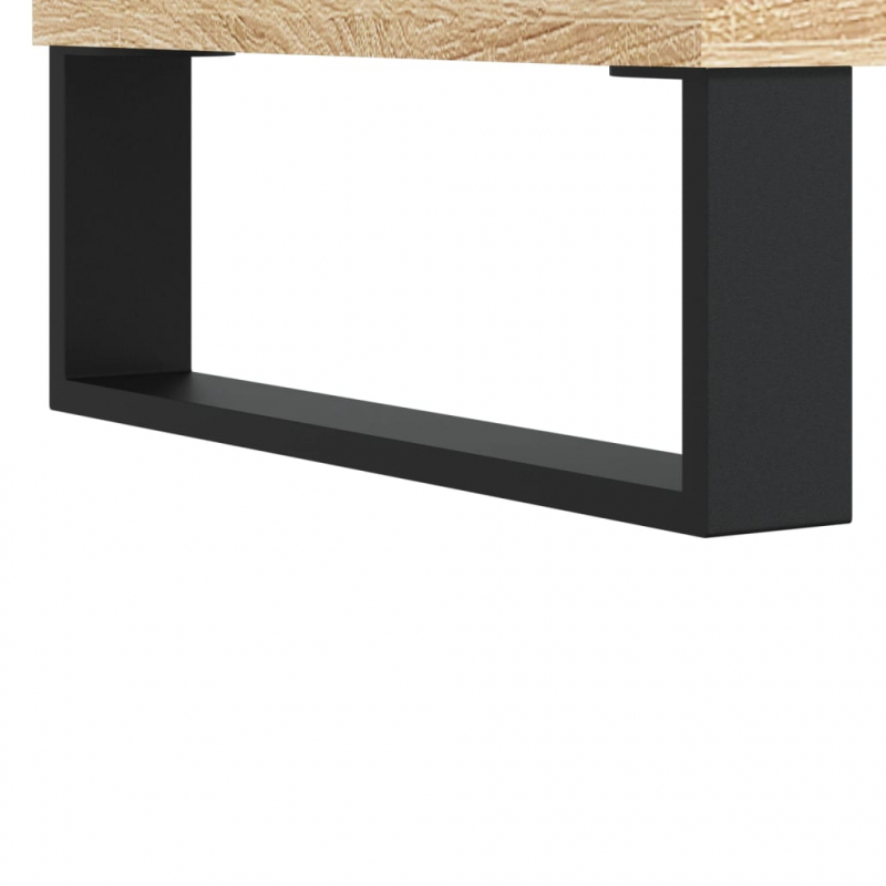 Badschrank Sonoma-Eiche 80x33x60 cm Holzwerkstoff