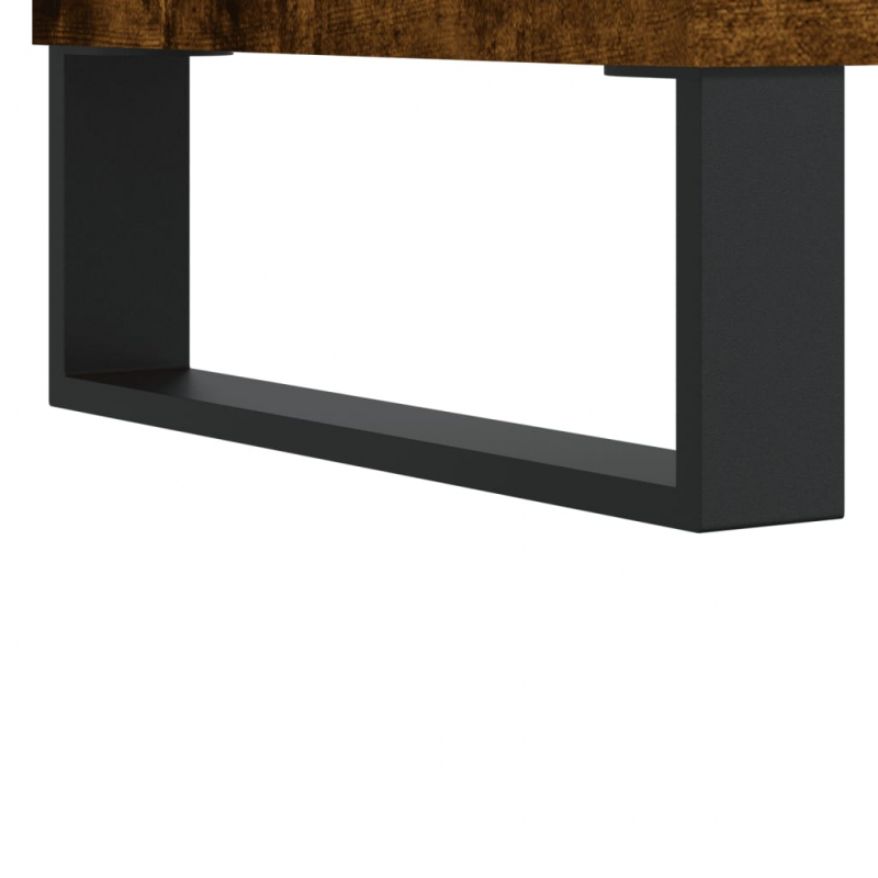 Badschrank Räuchereiche 80x33x60 cm Holzwerkstoff