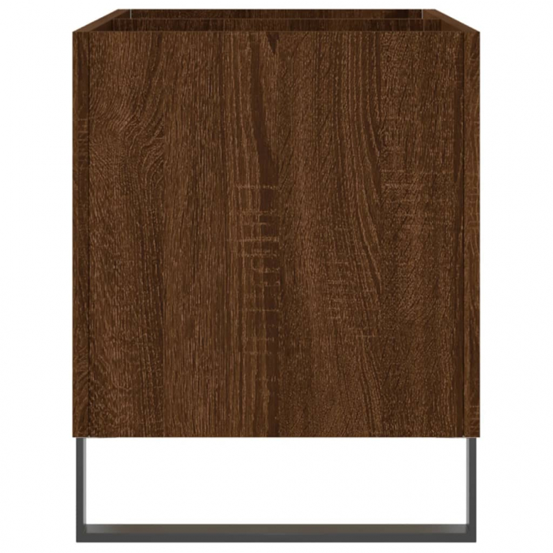Plattenschrank Braun Eichen-Optik 74,5x38x48 cm Holzwerkstoff