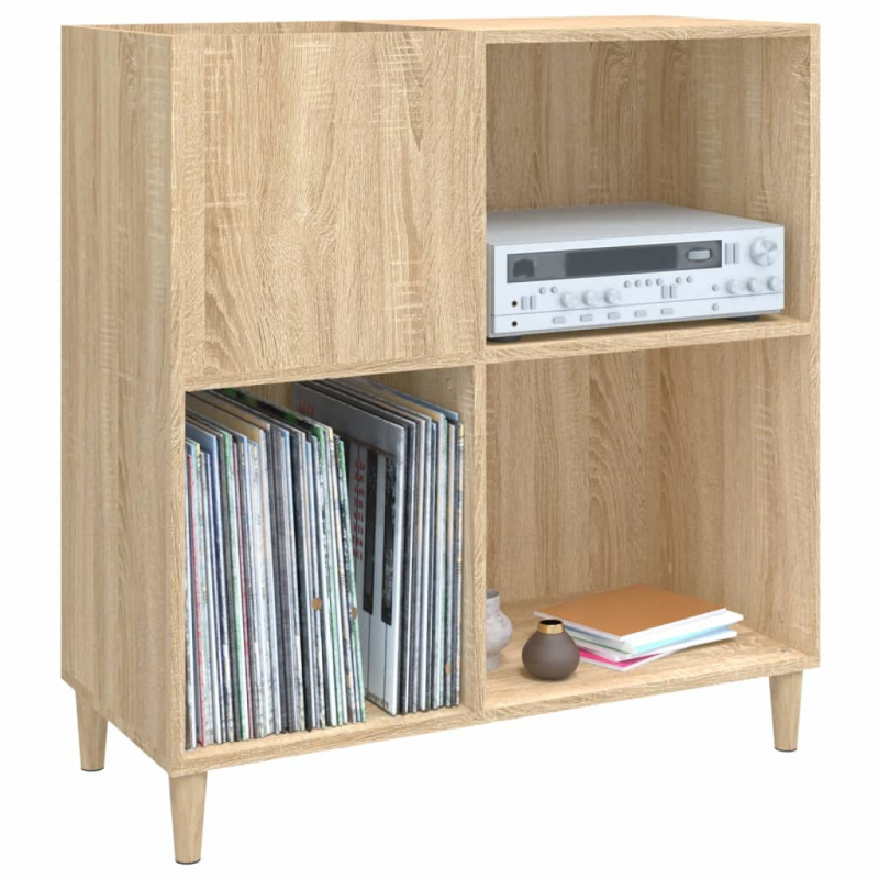 Plattenschrank Sonoma-Eiche 84,5x38x89 cm Holzwerkstoff