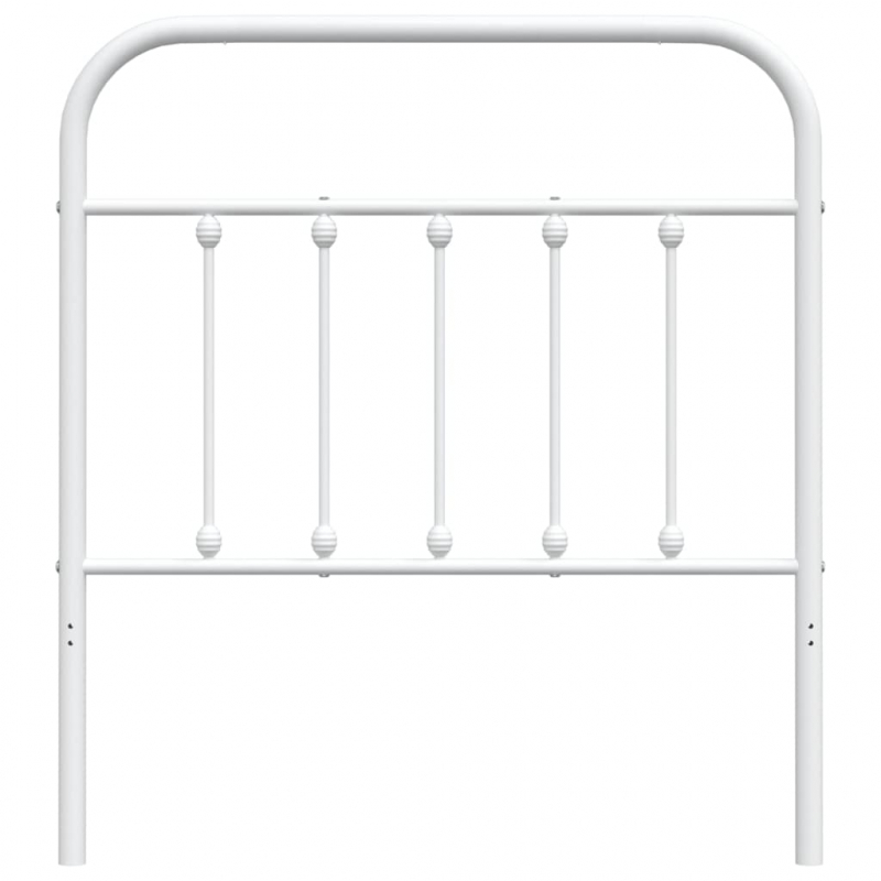 Kopfteil Metall Weiß 90 cm