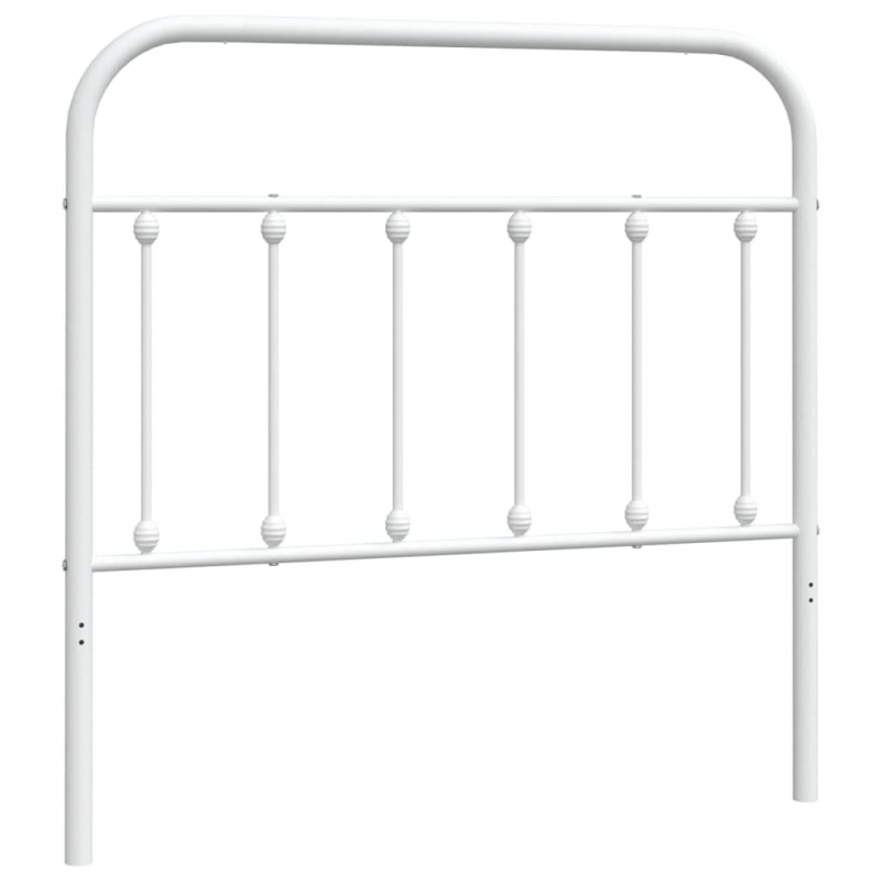 Kopfteil Metall Weiß 100 cm