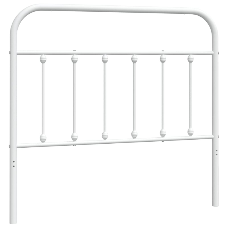 Kopfteil Metall Weiß 107 cm