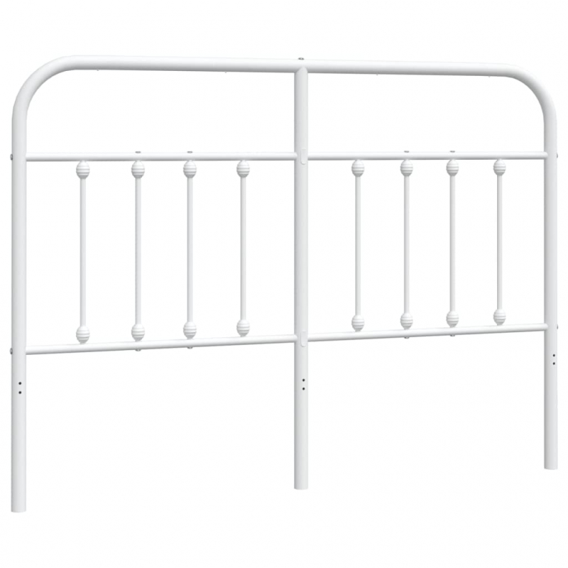 Kopfteil Metall Weiß 150 cm