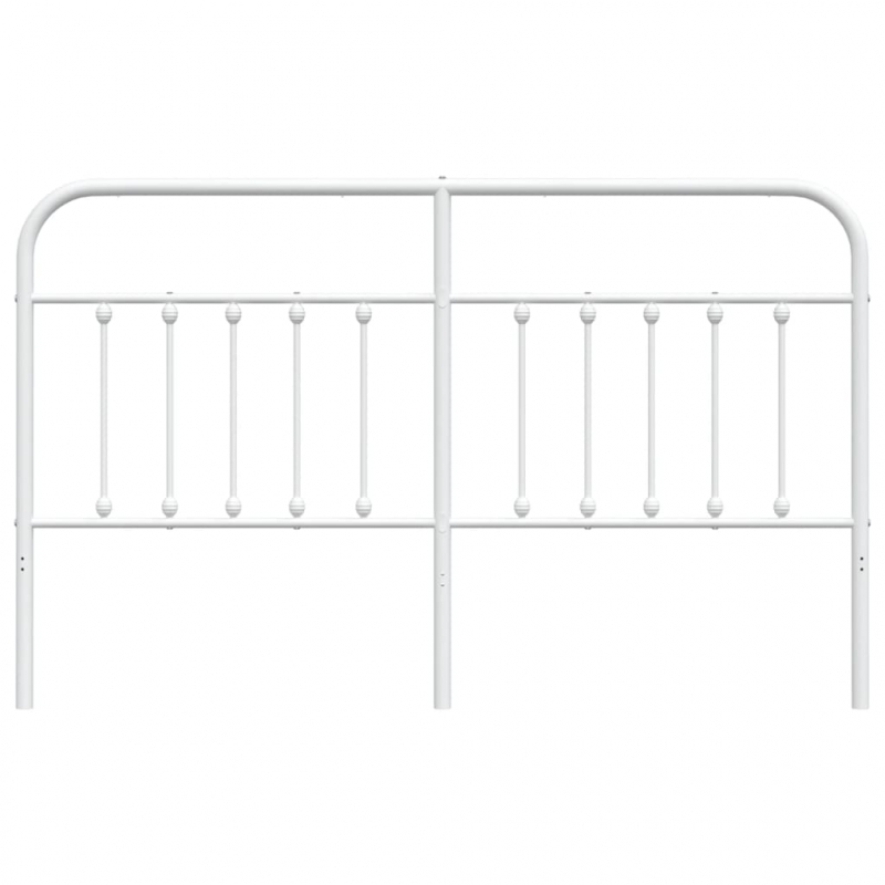 Kopfteil Metall Weiß 160 cm