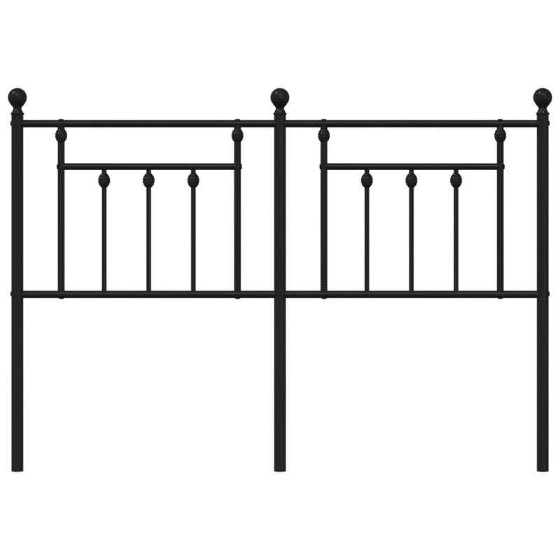 Kopfteil Metall Schwarz 140 cm