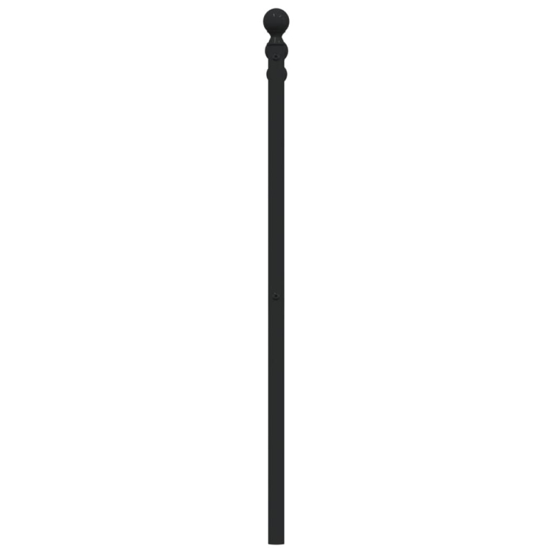 Kopfteil Metall Schwarz 193 cm