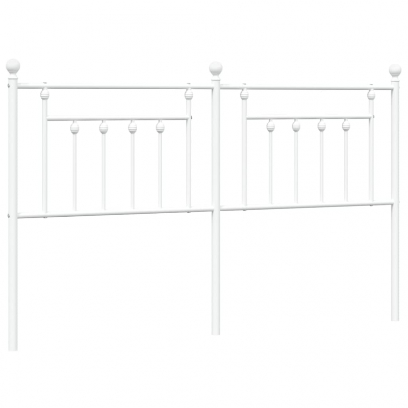Kopfteil Metall Weiß 180 cm