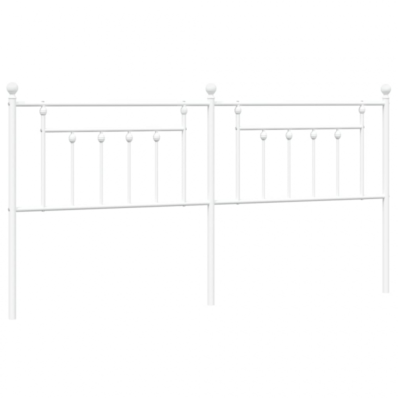 Kopfteil Metall Weiß 200 cm