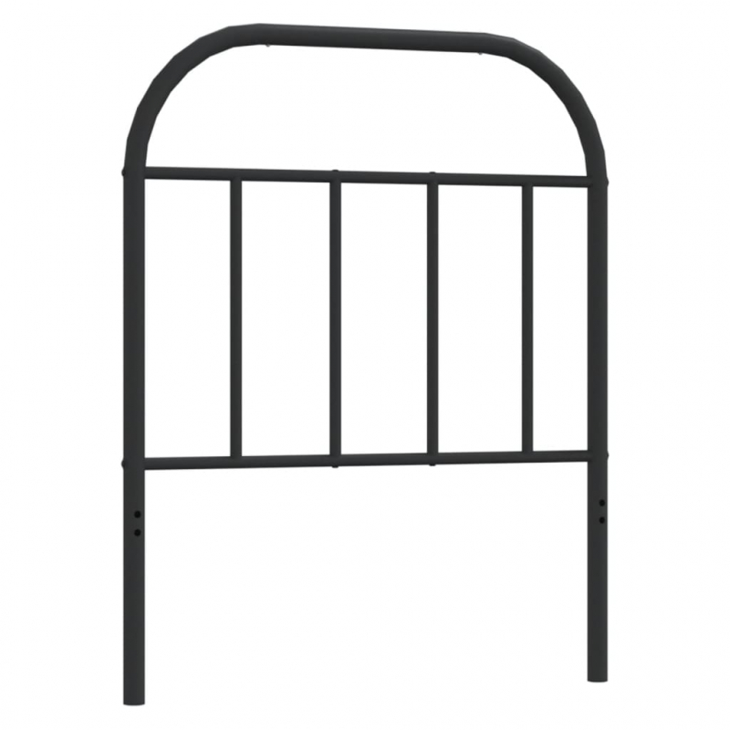 Kopfteil Metall Schwarz 75 cm