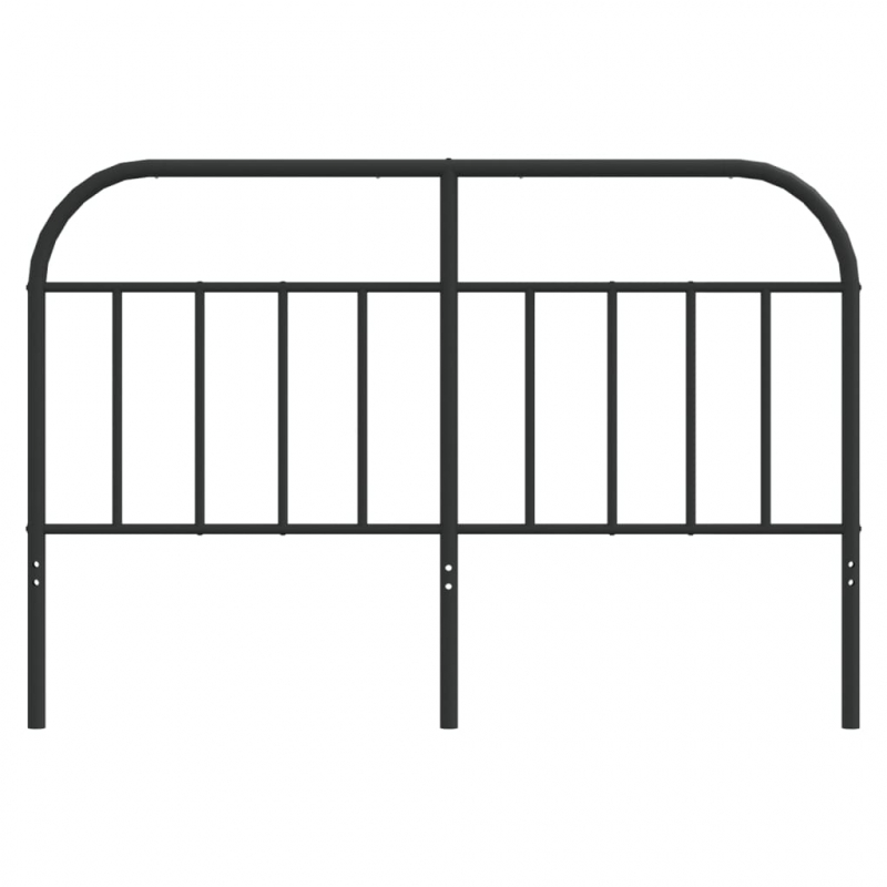 Kopfteil Metall Schwarz 135 cm