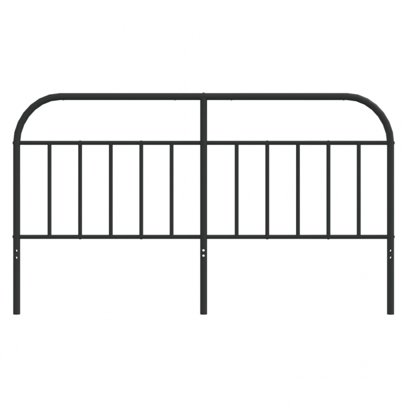 Kopfteil Metall Schwarz 180 cm