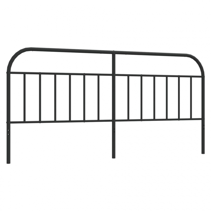 Kopfteil Metall Schwarz 193 cm