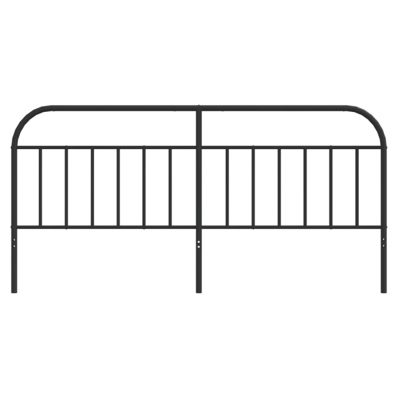 Kopfteil Metall Schwarz 200 cm