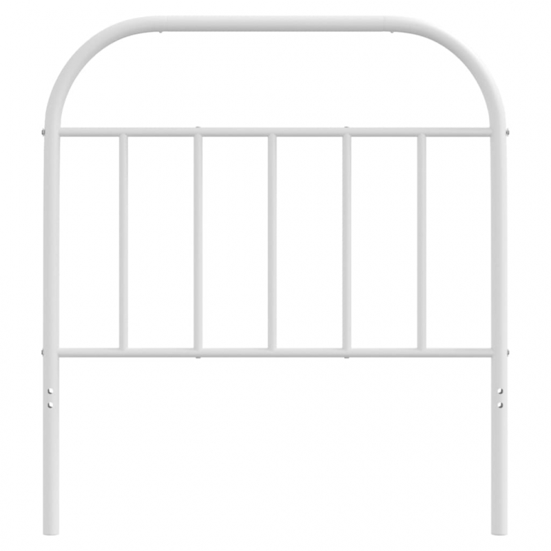 Kopfteil Metall Weiß 80 cm