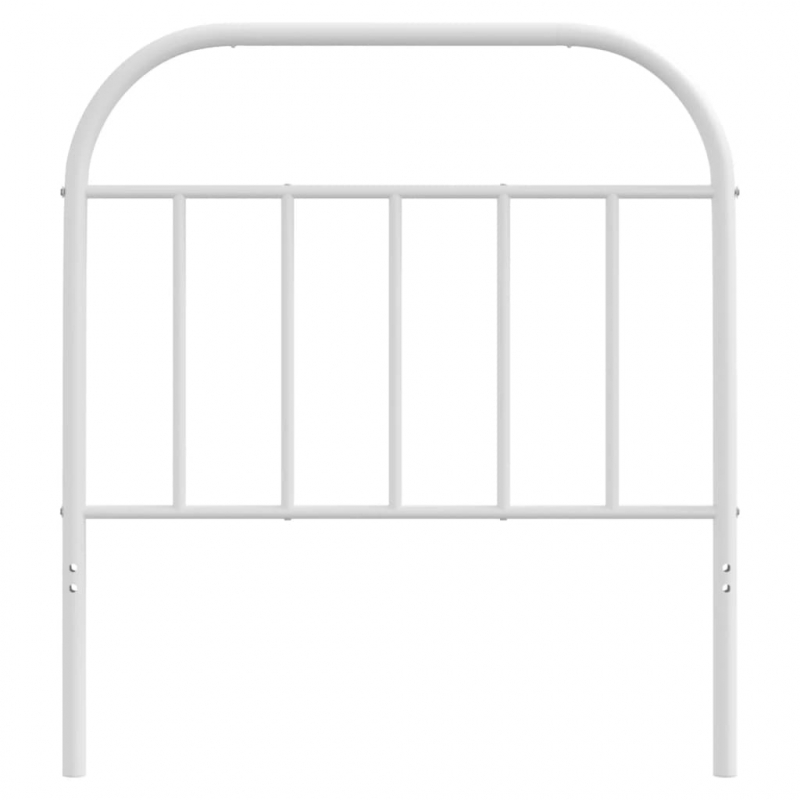 Kopfteil Metall Weiß 90 cm