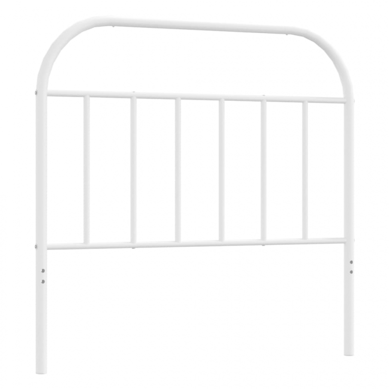 Kopfteil Metall Weiß 100 cm
